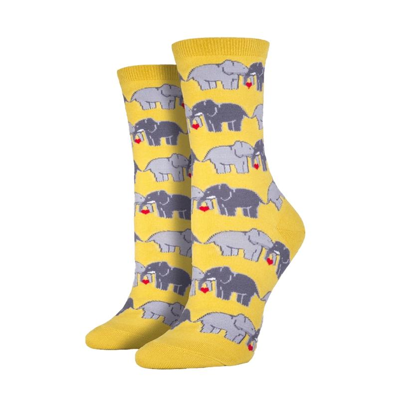 Buttercup Elephant Love Socks - Cute Dose