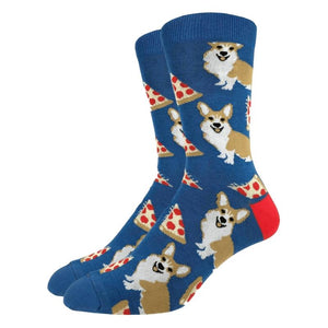 Corgi Pizza Socks - Cute Dose