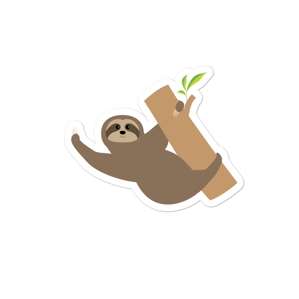 Sloth Die Cut Sticker - Cute Dose