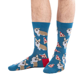 Corgi Pizza Socks - Cute Dose