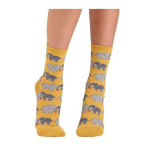 Buttercup Elephant Love Socks - Cute Dose