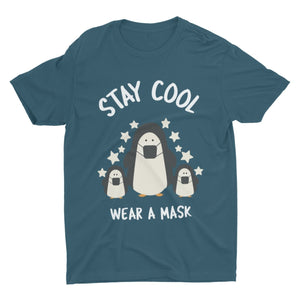 Stay Cool, Wear a Mask Unisex Jersey Short-Sleeve T-Shirt - Cute Dose