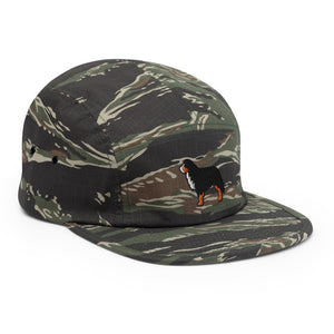 Bernese Mountain Dog Embroidered Five Panel Cap - Cute Dose