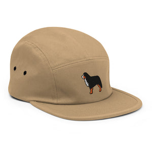 Bernese Mountain Dog Embroidered Five Panel Cap - Cute Dose