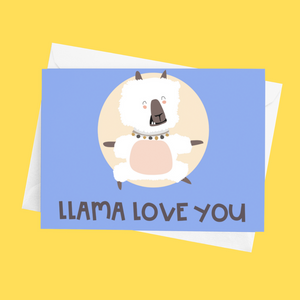 Llama Love You Greeting Card - Cute Dose