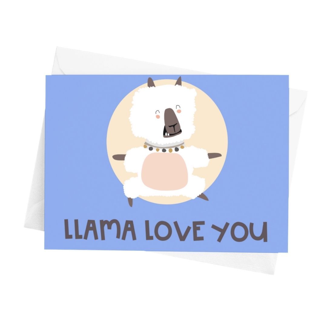 Llama Love You Greeting Card - Cute Dose