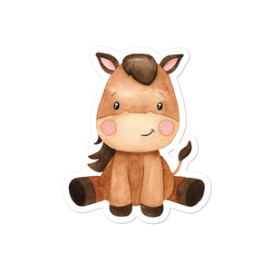 Horse Die Cut Sticker - Cute Dose
