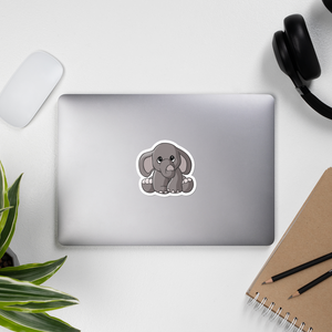 Elephant Die Cut Sticker - Cute Dose
