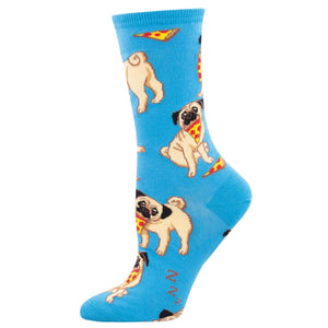 Pizza Pug Socks - Cute Dose