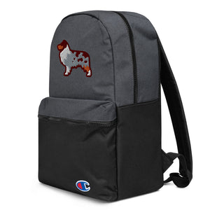 Australian Shepherd Embroidered Champion Backpack - Cute Dose