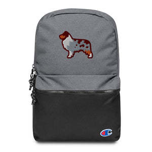 Australian Shepherd Embroidered Champion Backpack - Cute Dose