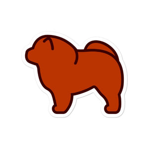 Chow Chow Bubble-free stickers - Cute Dose