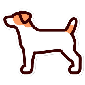 Jack Russell Terrier Bubble-free stickers - Cute Dose