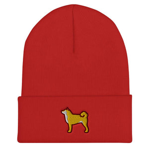 Shiba Inu Cuffed Beanie - Cute Dose