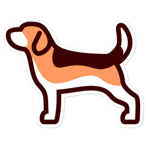 Beagle Bubble-free stickers - Cute Dose