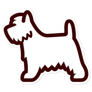 West Highland White Terrier Bubble-free stickers - Cute Dose