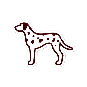 Dalmatian Bubble-free stickers - Cute Dose