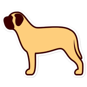 English Mastiff Bubble-free stickers - Cute Dose