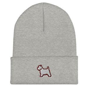 West Highland Terrier Cuffed Beanie - Cute Dose