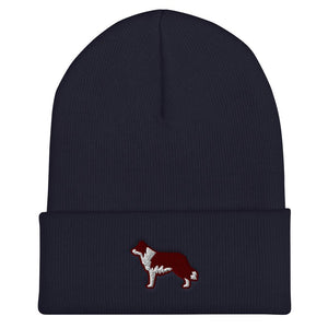 Border Collie Cuffed Beanie - Cute Dose