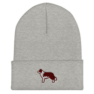 Border Collie Cuffed Beanie - Cute Dose