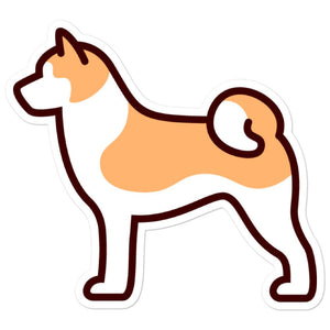 Akita Bubble-free stickers - Cute Dose