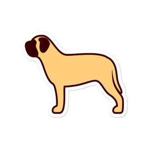 English Mastiff Bubble-free stickers - Cute Dose