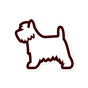 West Highland White Terrier Bubble-free stickers - Cute Dose