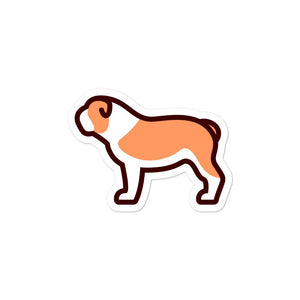 Bulldog Bubble-free stickers - Cute Dose