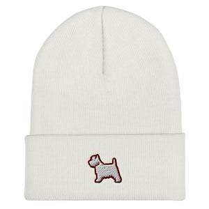 West Highland Terrier Cuffed Beanie - Cute Dose