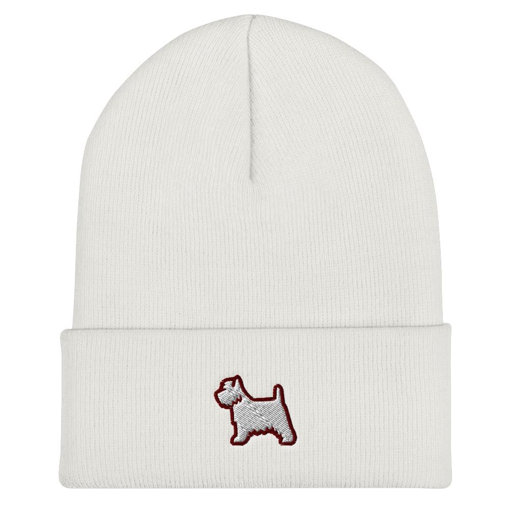 West Highland Terrier Cuffed Beanie - Cute Dose