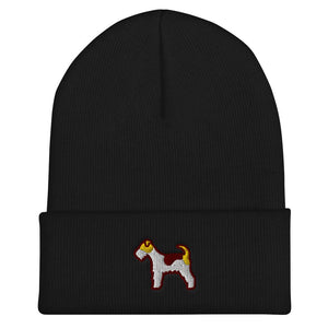 Fox Terrier Cuffed Beanie - Cute Dose