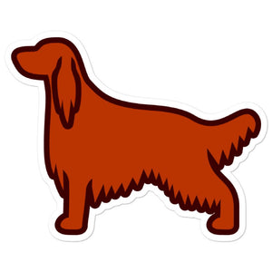 Irish Setter Bubble-free stickers - Cute Dose