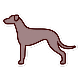 Greyhound Bubble-free stickers - Cute Dose