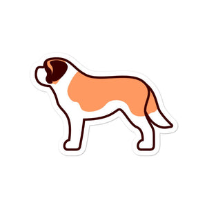 St. Bernard Bubble-free stickers - Cute Dose