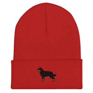 Rottweiler Cuffed Beanie - Cute Dose