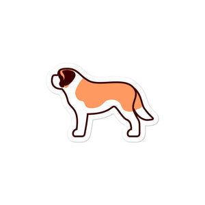 St. Bernard Bubble-free stickers - Cute Dose