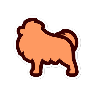 Pomeranian Bubble-free stickers - Cute Dose