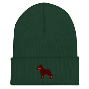 Miniature Pinscher Cuffed Beanie - Cute Dose