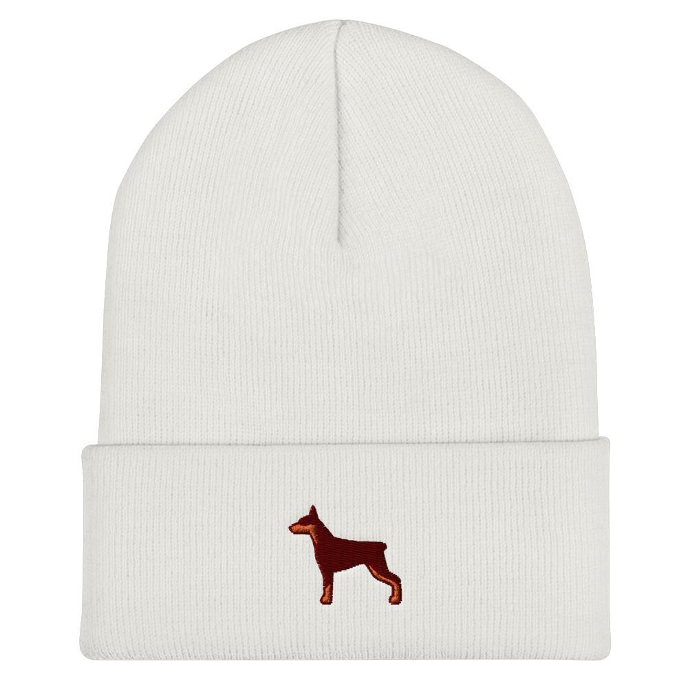 Doberman Cuffed Beanie - Cute Dose