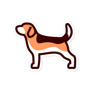 Beagle Bubble-free stickers - Cute Dose