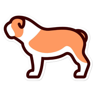 Bulldog Bubble-free stickers - Cute Dose