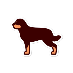 Rottweiler Bubble-free stickers - Cute Dose