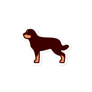 Rottweiler Bubble-free stickers - Cute Dose