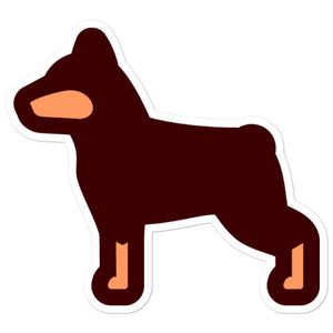 Miniature Pinscher Bubble-free stickers - Cute Dose