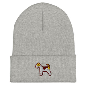 Fox Terrier Cuffed Beanie - Cute Dose