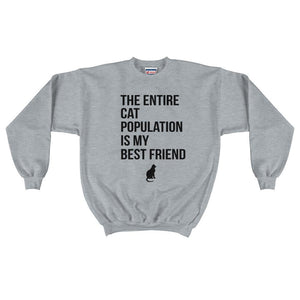 Cat Friends Crewneck Sweatshirt - Cute Dose