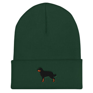 Rottweiler Cuffed Beanie - Cute Dose