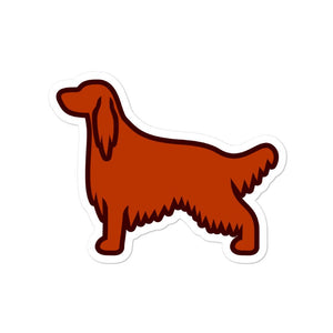 Irish Setter Bubble-free stickers - Cute Dose