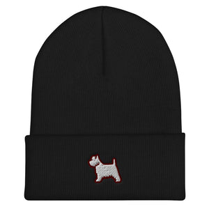 West Highland Terrier Cuffed Beanie - Cute Dose